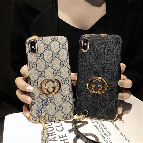 gucci phone case with strap.